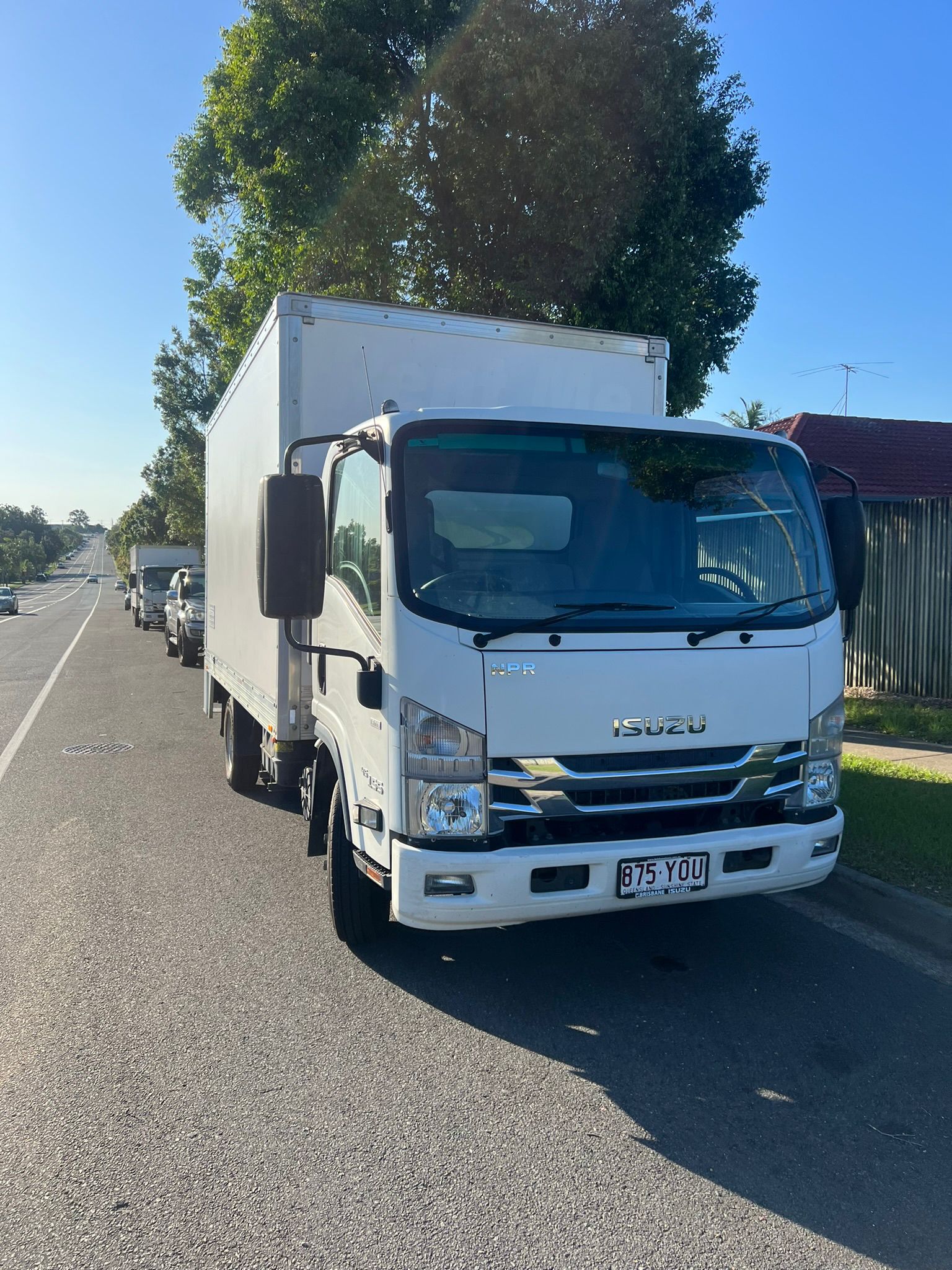Aurex branded truck ready for a moving job